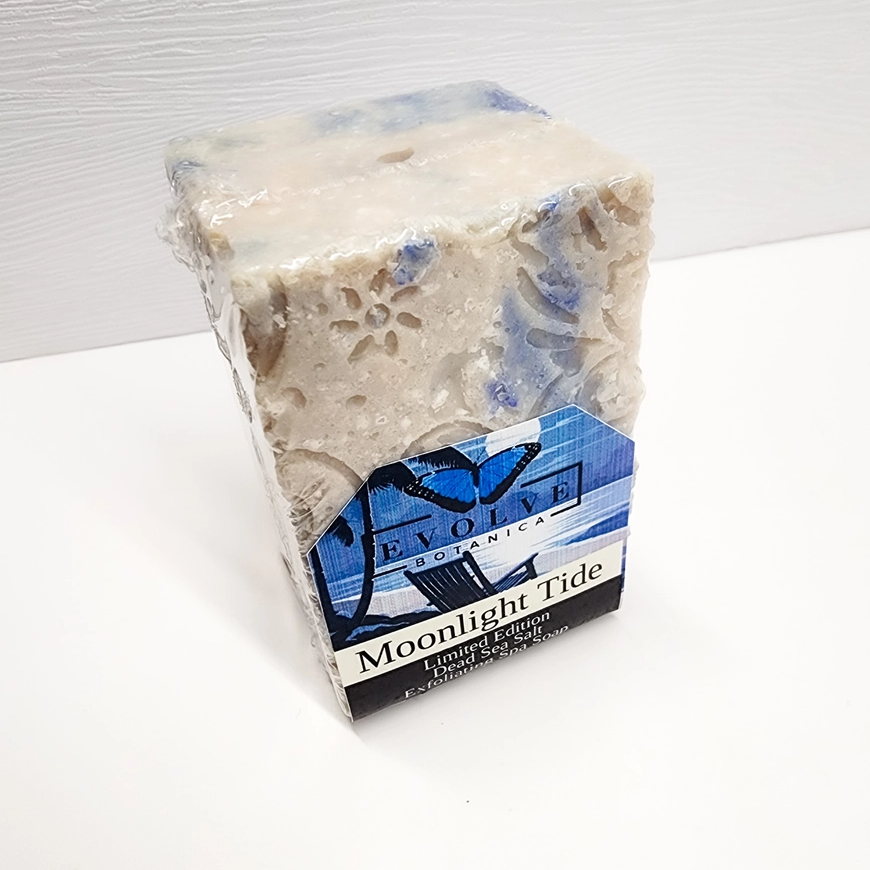 Moonlight Tide Salt Bar - Ozone & Sandalwood Sea Salt Exfoliating Soap