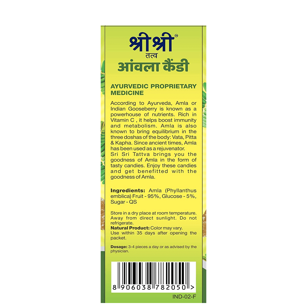 Sri Sri Tattva Amla Candy Plain Flavoured