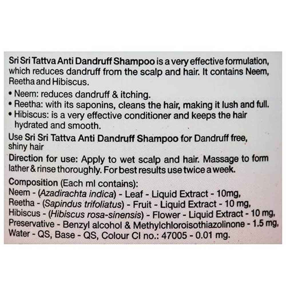 Sri Sri Tattva Anti Dandruff Shampoo