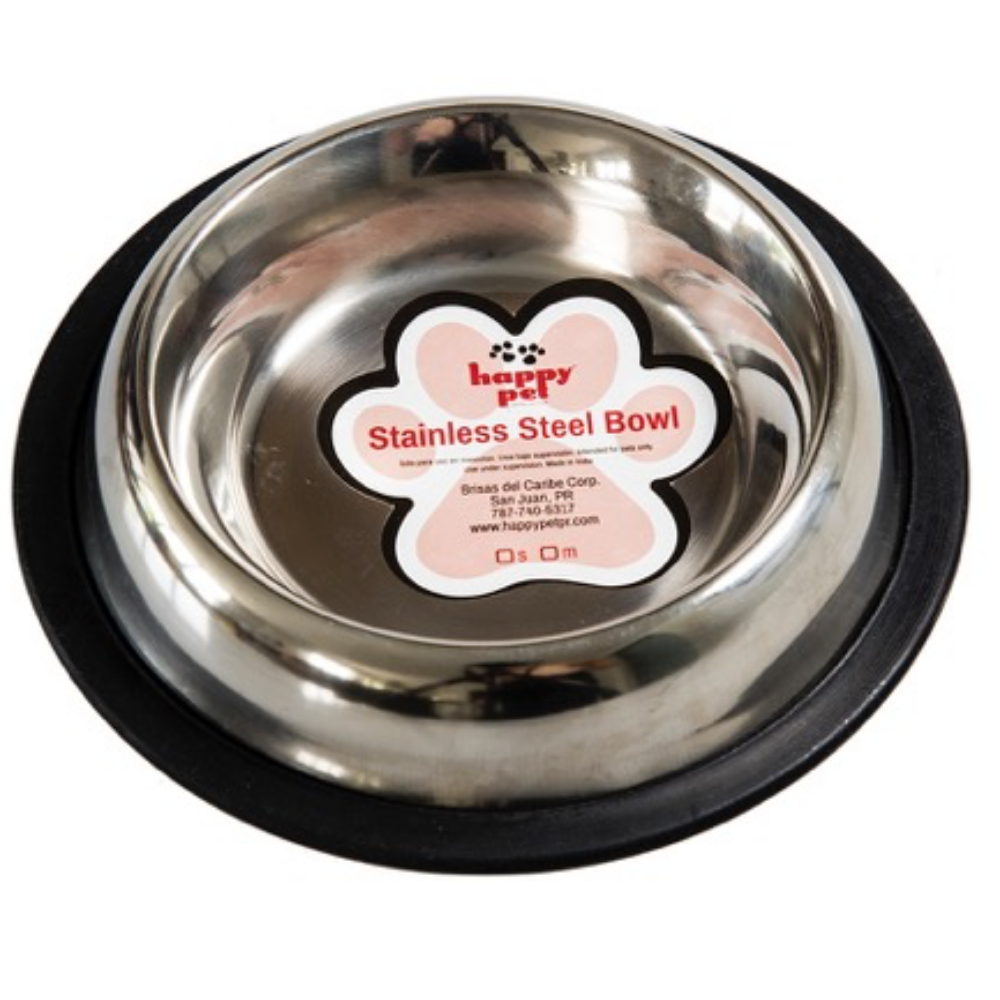 Happy Pet Stainless Steel Pet Bowl (Mediano) DestGlow