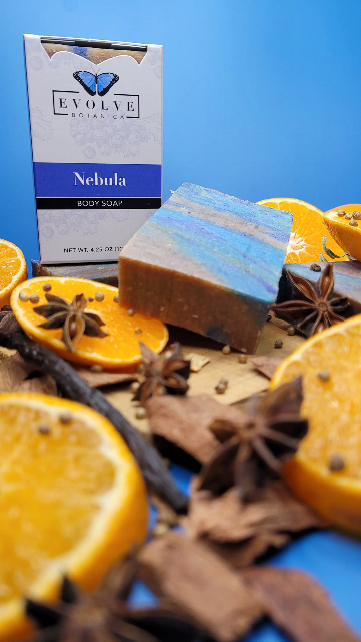 Nebula Blue Soap - Vanilla, Cedar & Coriander Hand and Body Soap