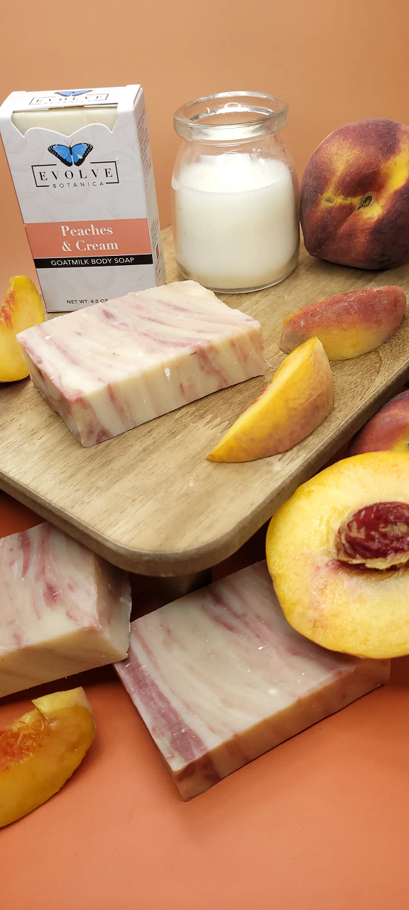 Peaches & Cream – Goat Milk Hand & Body Soap