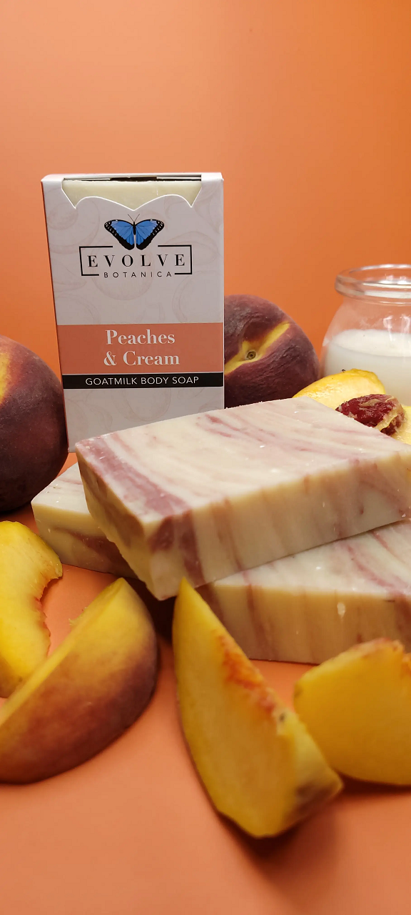 Peaches & Cream – Goat Milk Hand & Body Soap