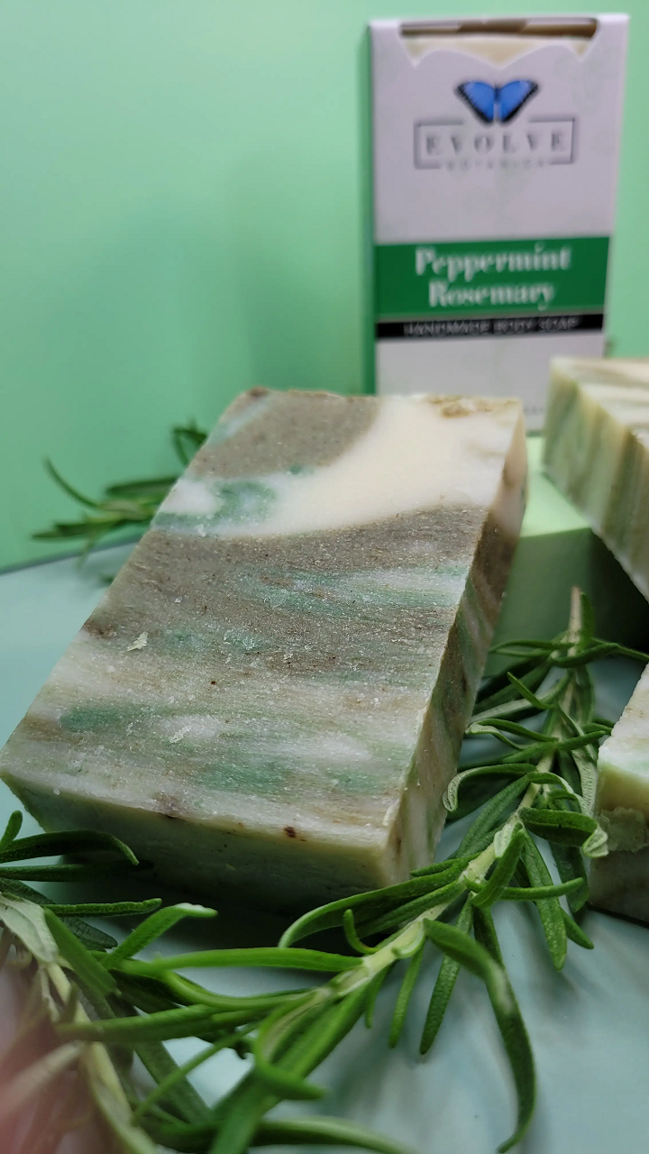 Peppermint Rosemary – Vegan Herbal Hand & Body Soap