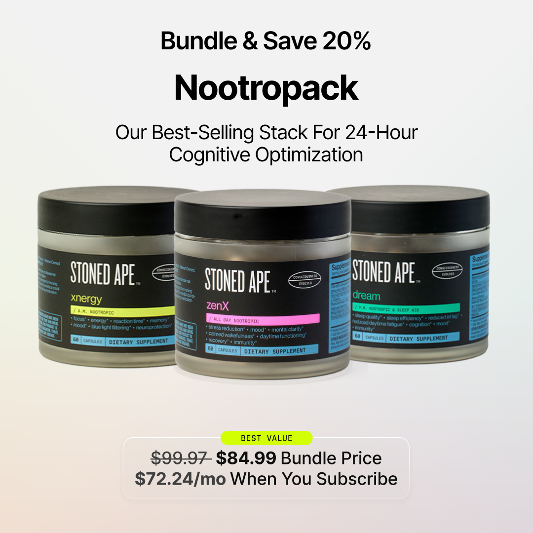 ZenX: Mood Support Nootropic by Stoned Ape, Inc