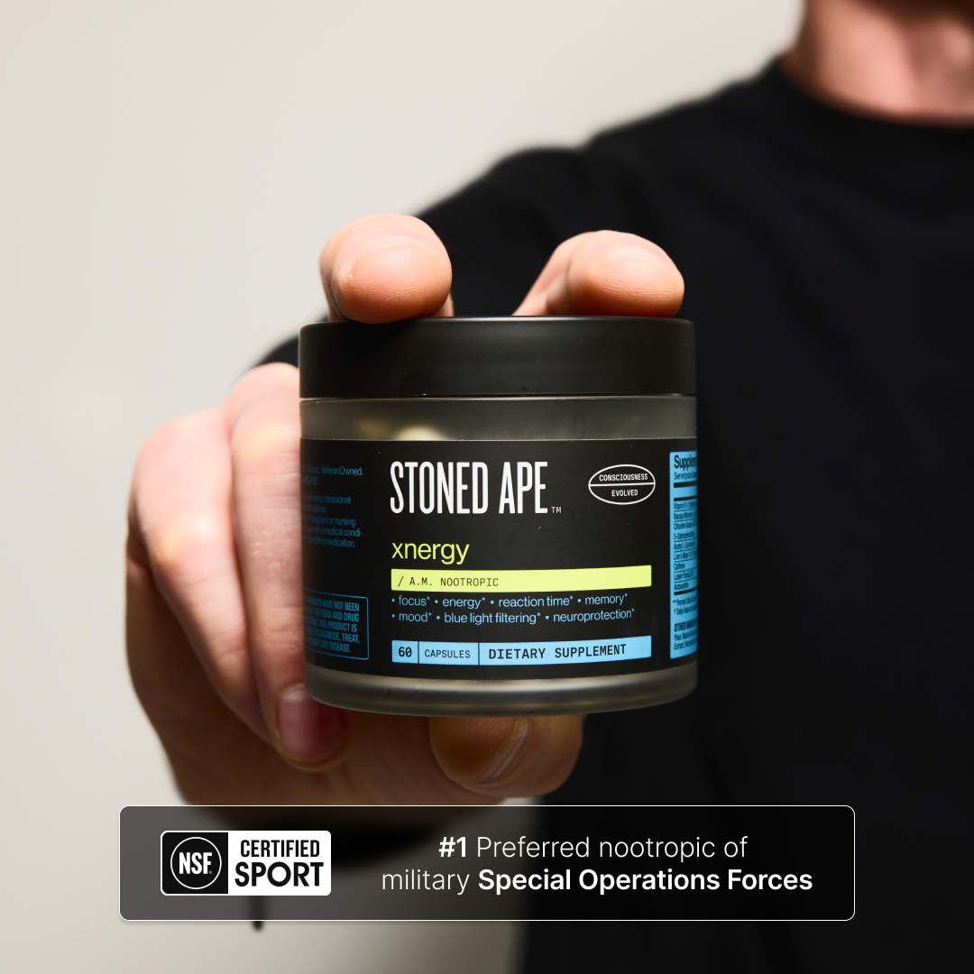 Xnergy: A.M. Nootropic for Calm Energy, Focus & Motivation by Stoned Ape, Inc