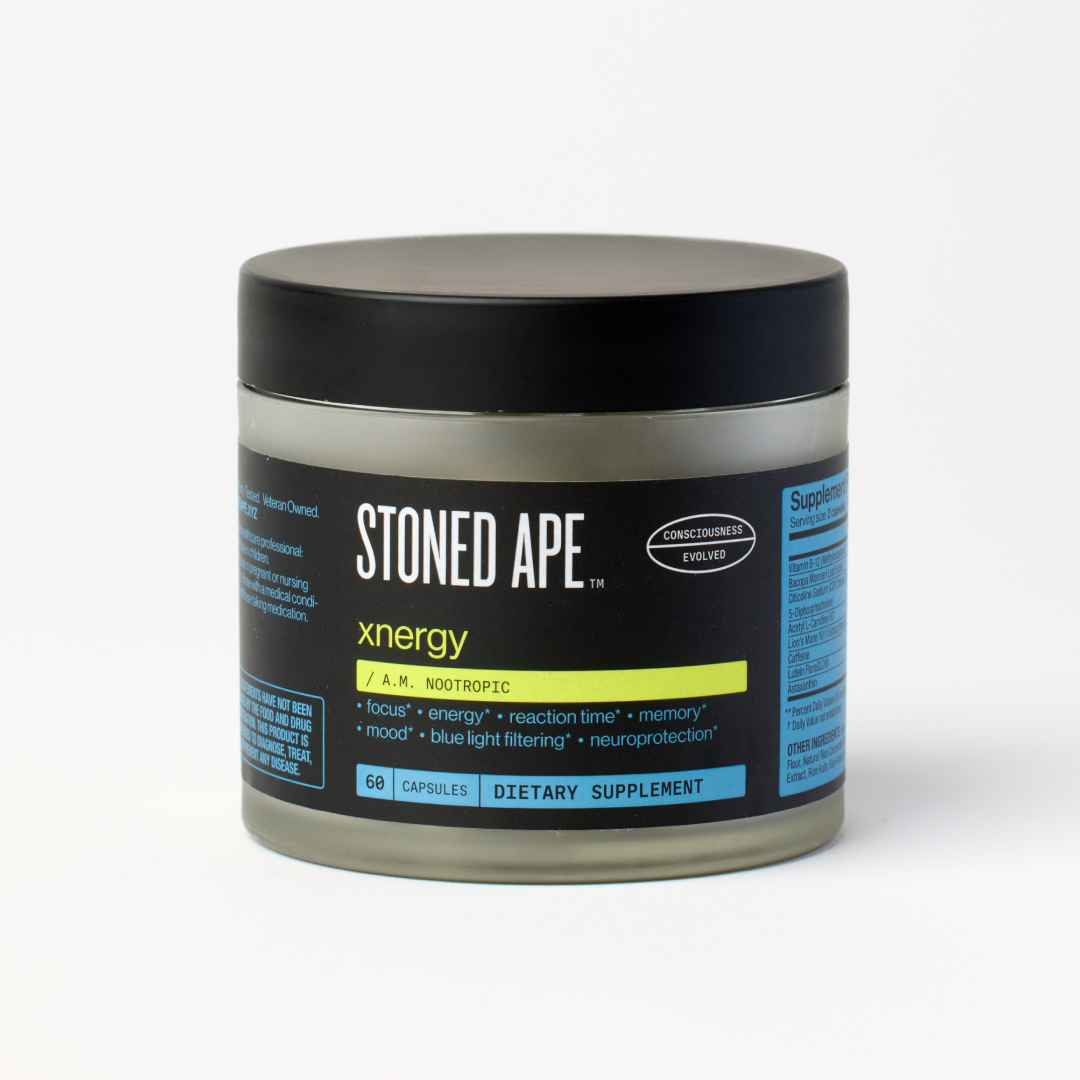 Xnergy: A.M. Nootropic for Calm Energy, Focus & Motivation by Stoned Ape, Inc