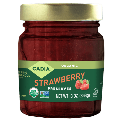 Strawberry Preserves, Organic, Cadia by Country Life Natural Foods