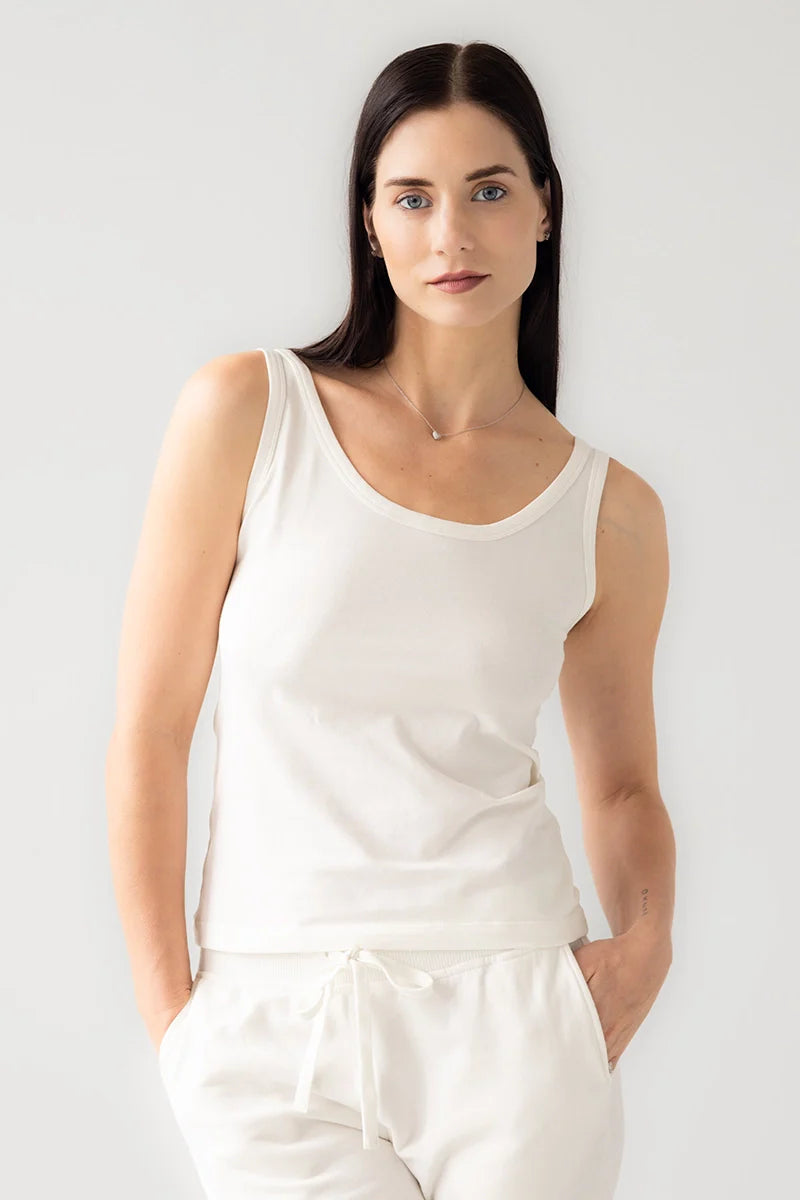 Stretch Cotton Tank - DestGlow