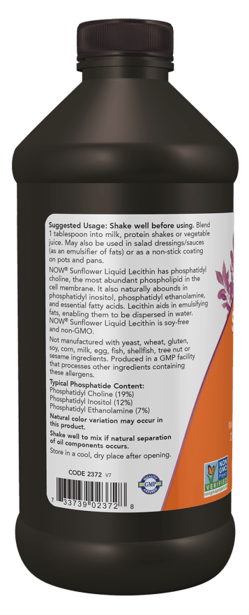 Sunflower Lecithin, Non-GMO, Liquid DestGlow