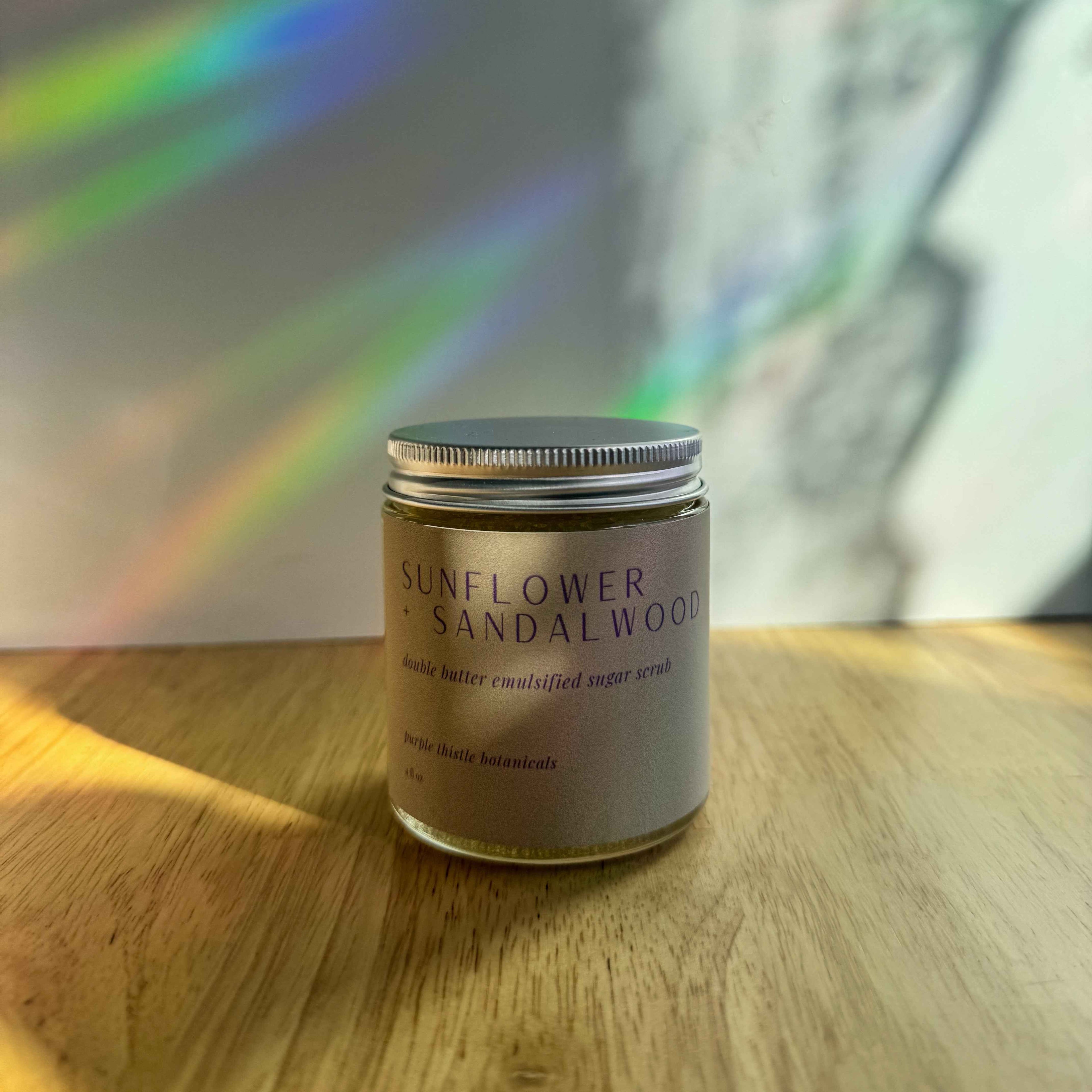 Sunflower Sandalwood Double Butter Emulsified Sugar Scrub