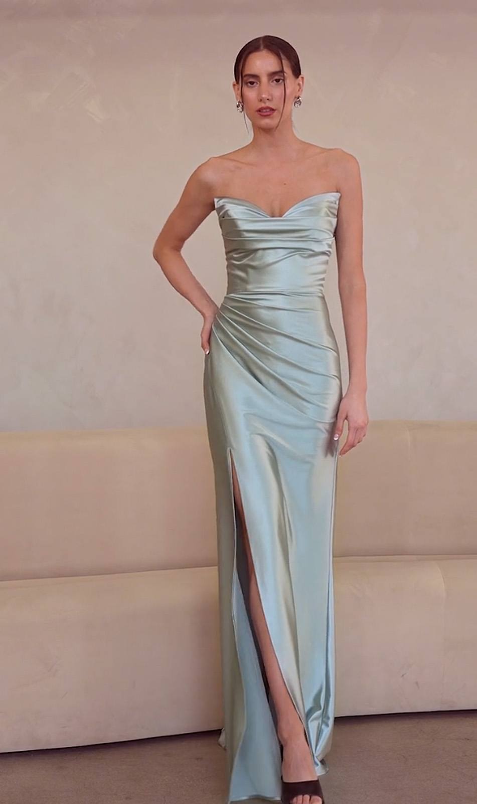 Ladivine Amoris T704 Dress Off the Shoulder Fitted Gown by DiscountDressShop