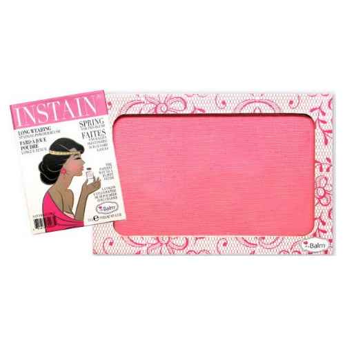 theBalm Instain Long-Wearing Powder Staining Blush - Lace Bright Pink