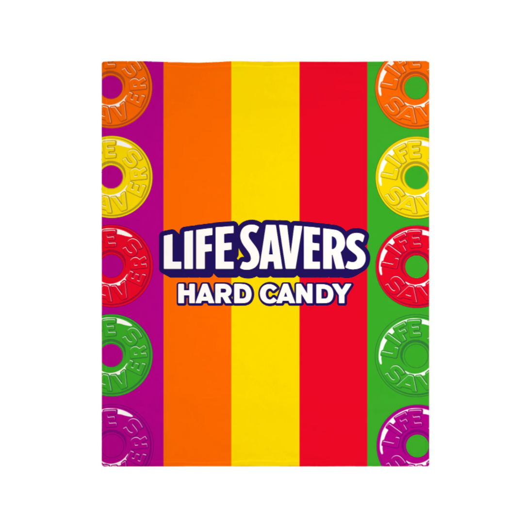 Throw Fleece Blanket Lifesavers DestGlow