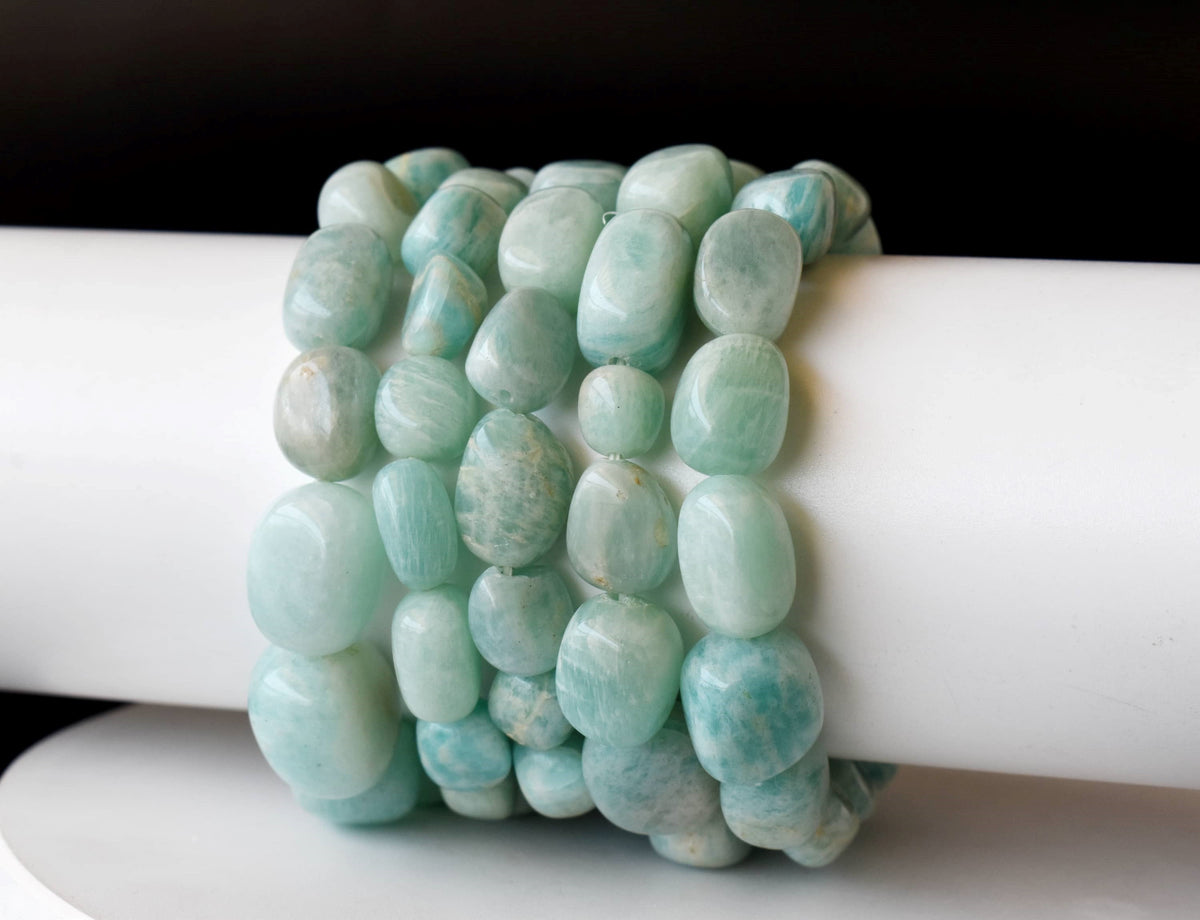 Amazonite Nugget Bracelet ~ Crystal Nuggets Jewelry DestGlow