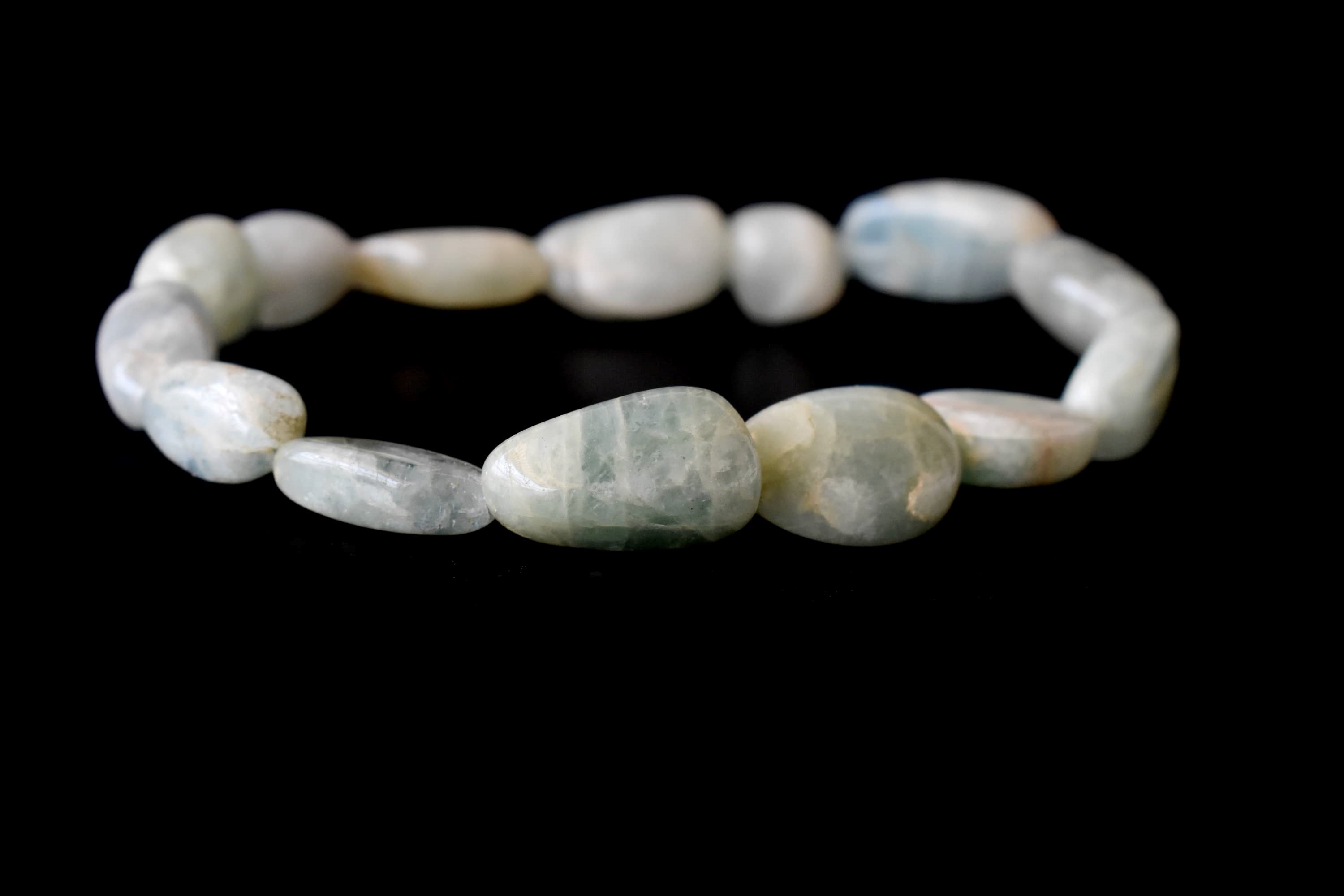 Green Aventurine Nugget Bracelet ~ Crystal Nuggets Jewelry DestGlow