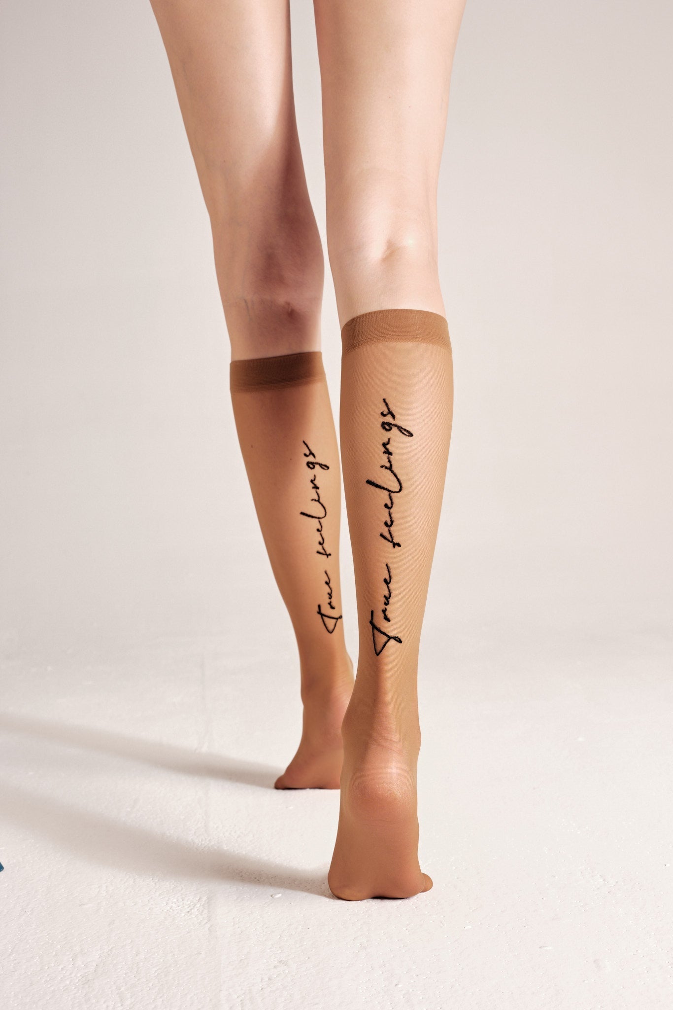 Fantasy Knee Highs Conte True Love - Elastic Band and Printed Design by TheRanok.com