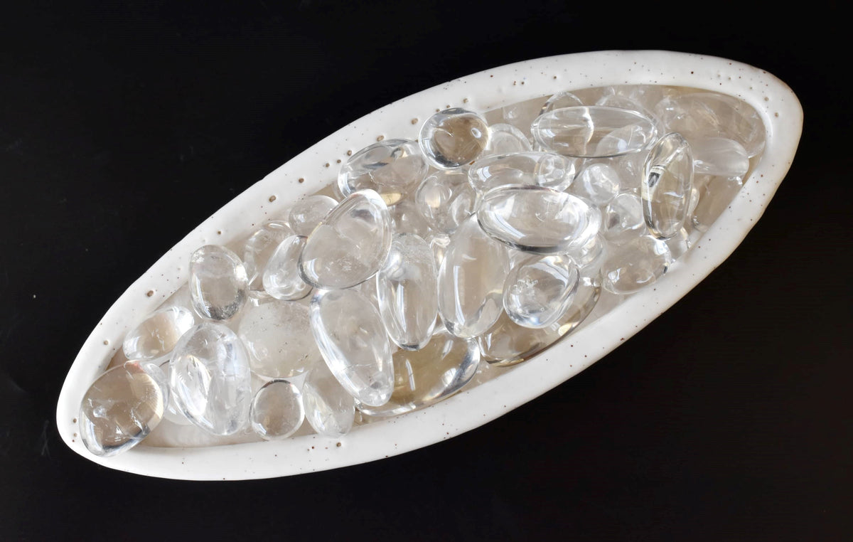 Crystal Quartz Tumbled Stone DestGlow