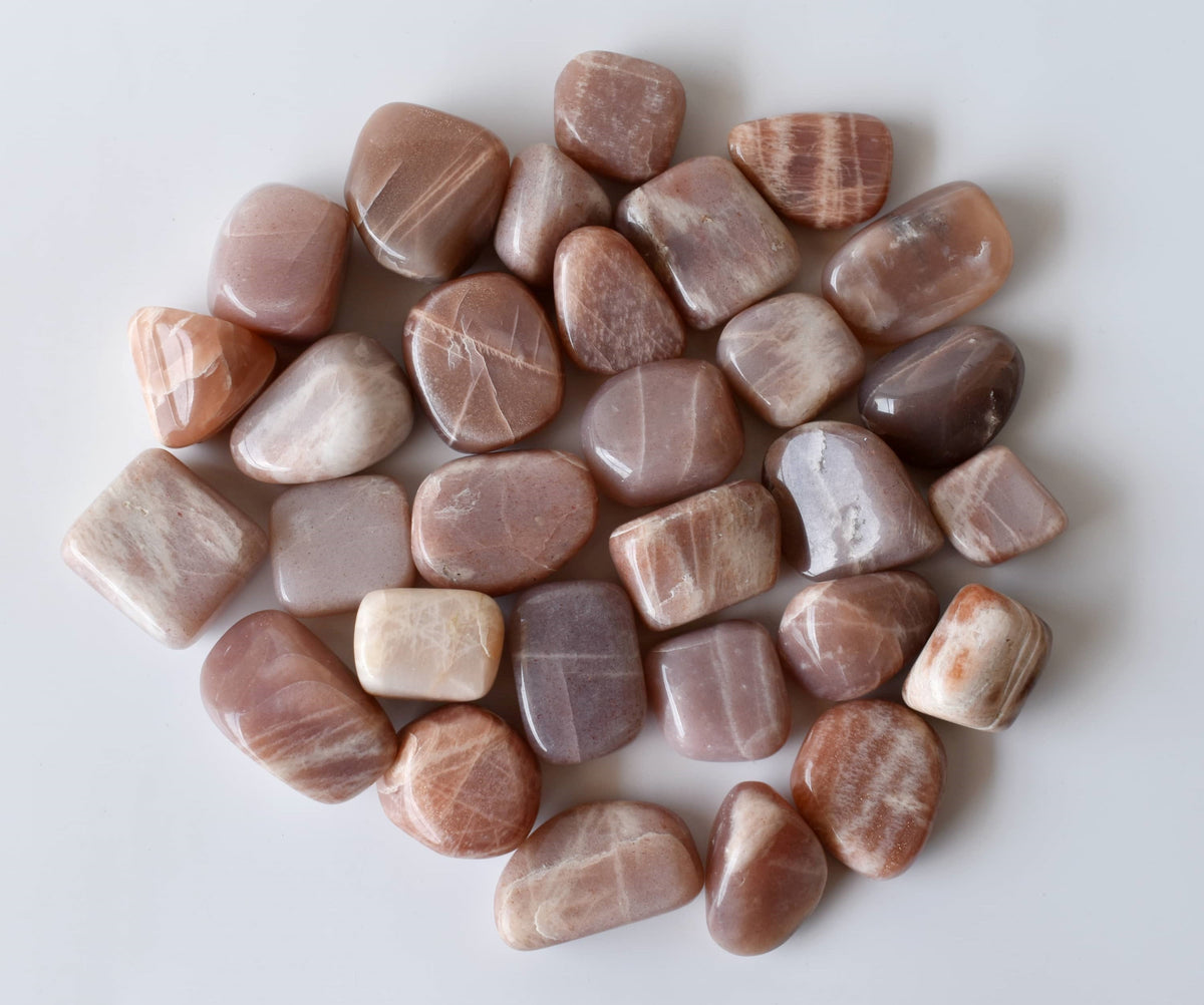 Moonstone Tumbled Crystals(Creativity and Emotional Understanding) DestGlow