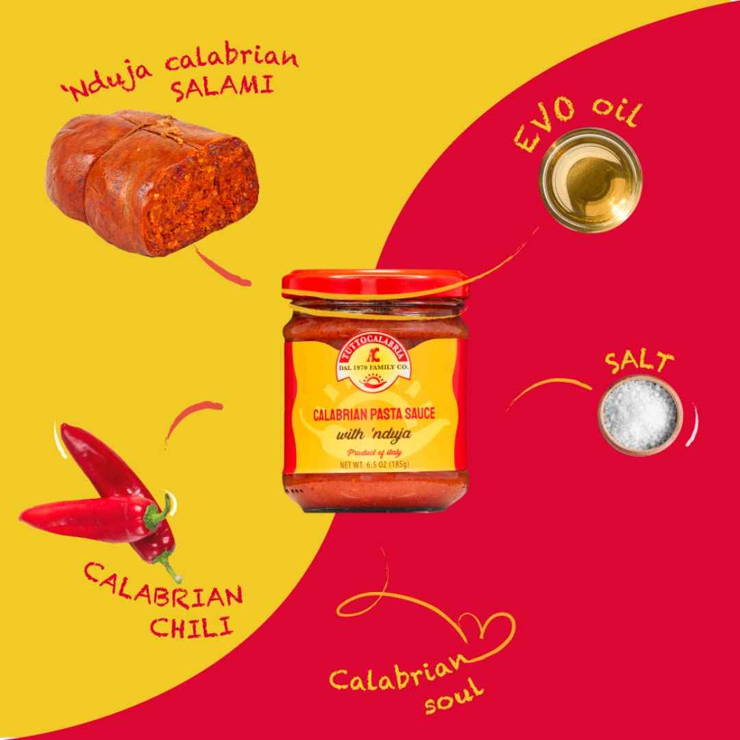 TuttoCalabria Calabrian ‘Nduja Sauce – 6.3 oz