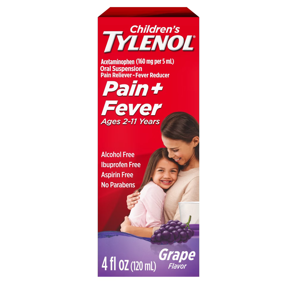 TYLENOL Children’s Suspension, Grape (4 oz) DestGlow