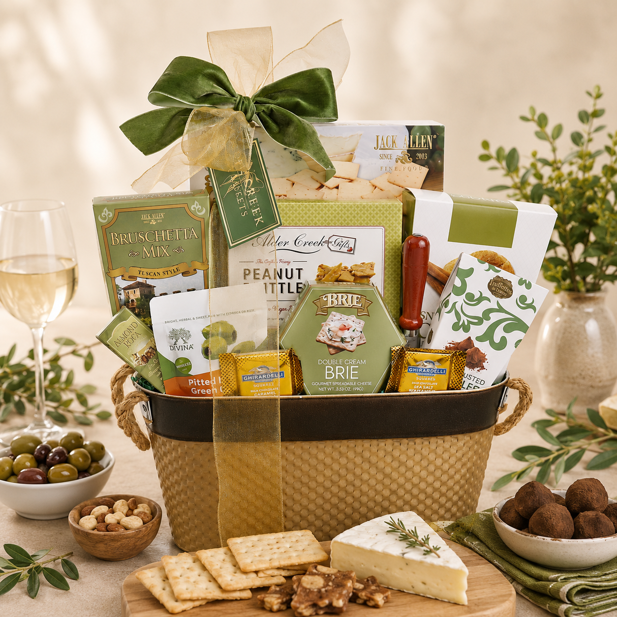 Tasteful Gourmet Gift Basket DestGlow