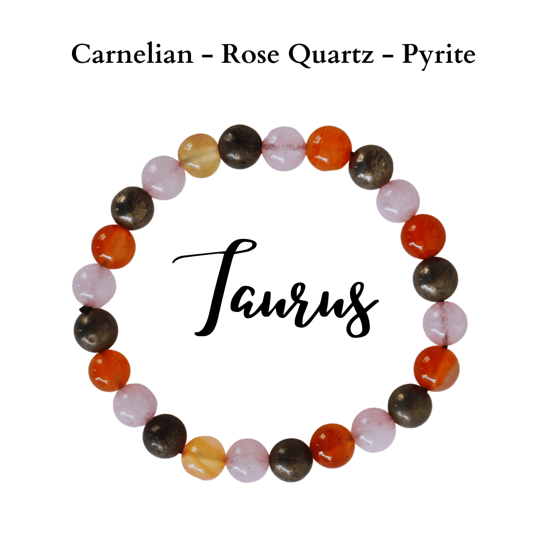 Taurus Zodiac Crystal Bracelet, Taurus Gifts DestGlow