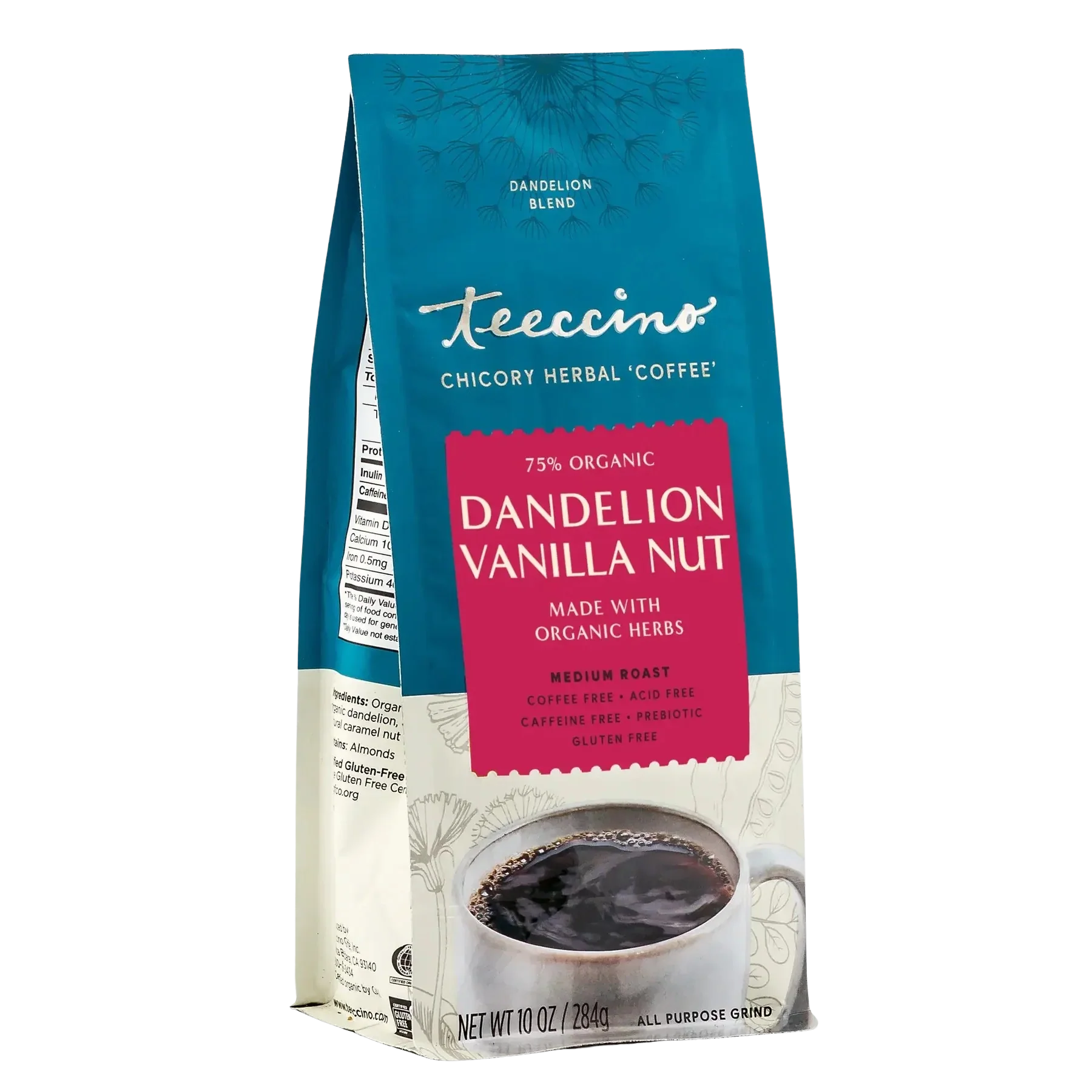 Dandelion Vanilla Nut Herbal Coffee