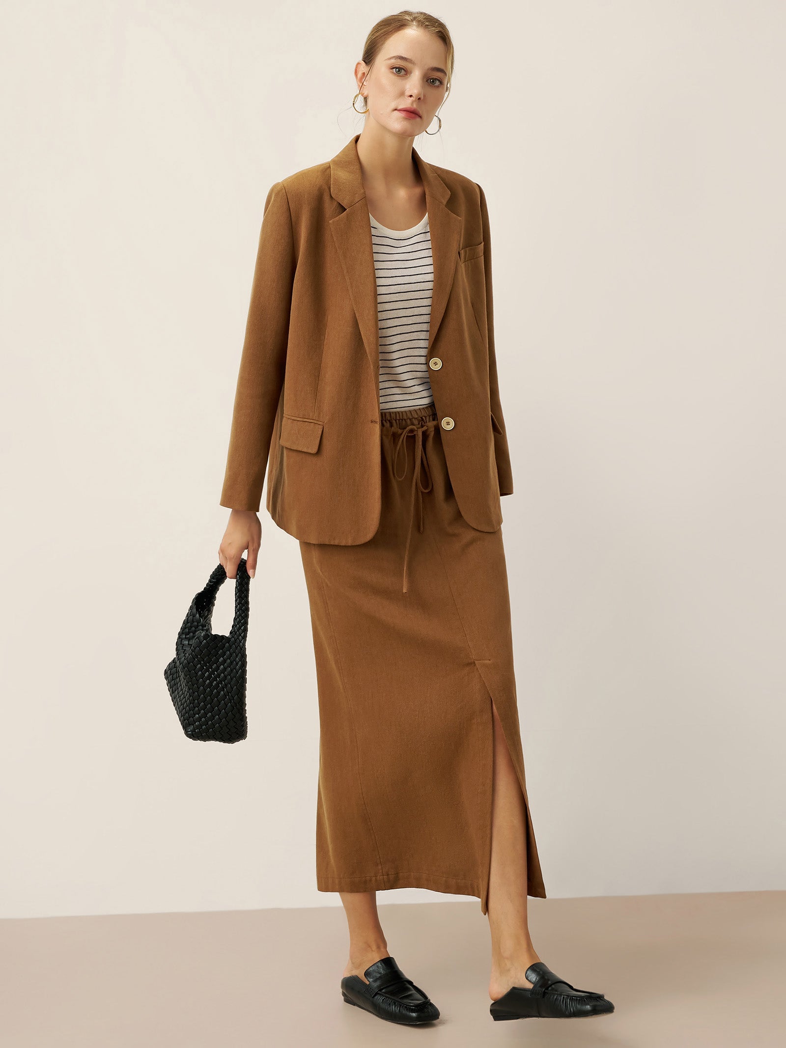 Lyocell Linen Tailored Blazer CASSIDY by LINTICO