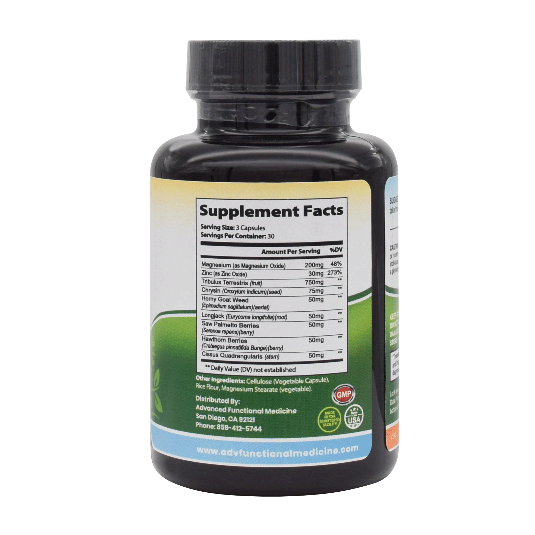 Testo Complex Plus (Testosterone booster) by Advanced Functional Medicine Supplements