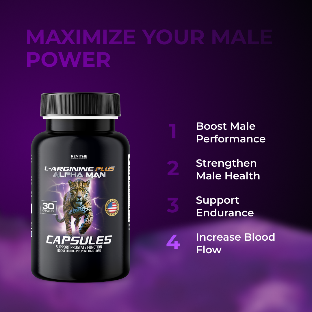 L-Arginine Plus Alpha Man by RevitMe by RevitMe - Supplements Store