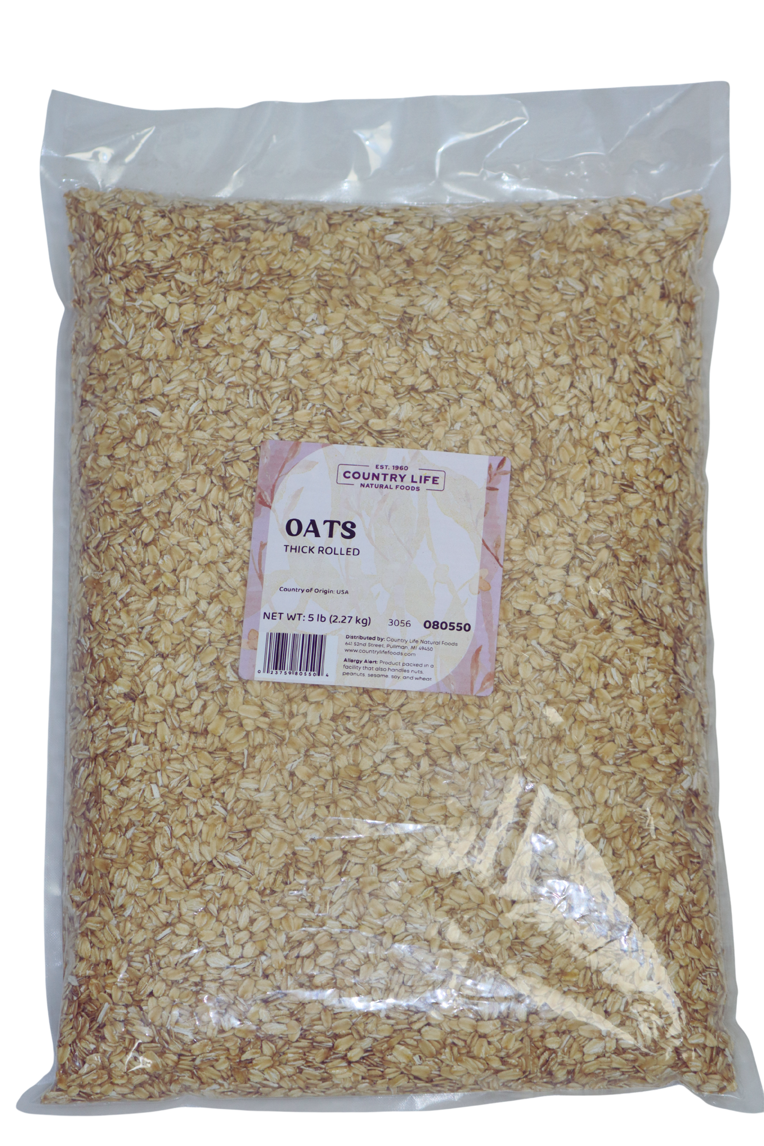 Oats, Thick Rolled, Organic by Country Life Natural Foods