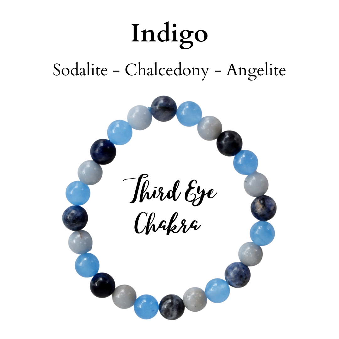 THIRD EYE Chakra Crystal Bracelet DestGlow