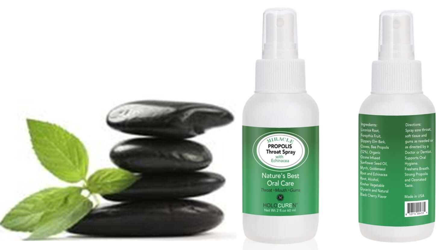 Holocuren Miracle Propolis Throat Spray with Echinacea & 7 Herbs – 2 oz by HOLOCUREN - Official Website