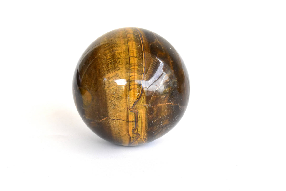 1Pc Tiger Eye Sphere Crystal Ball Healing Sphere DestGlow