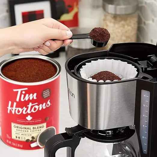 Tim Hortons Original Blend, Medium Roast Ground Coffee, 32.8 oz Canister