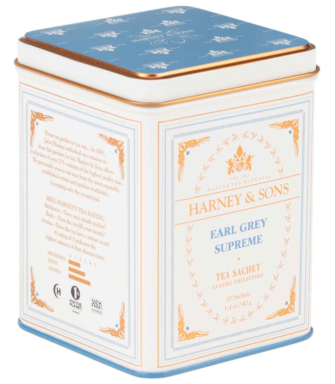Earl Grey Supreme, Classic Tin of 20 Sachets