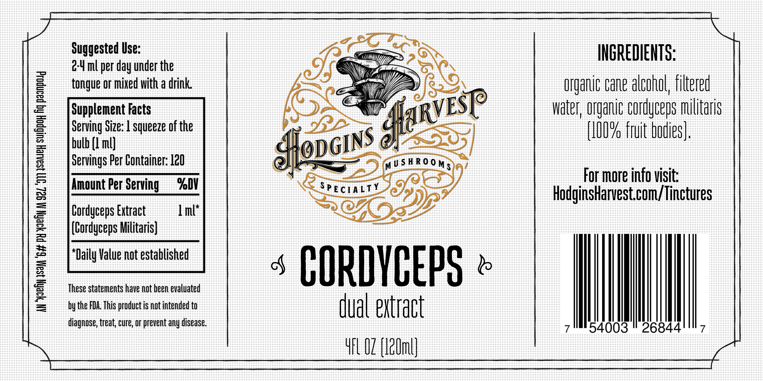 Cordyceps Dual Extract Tincture