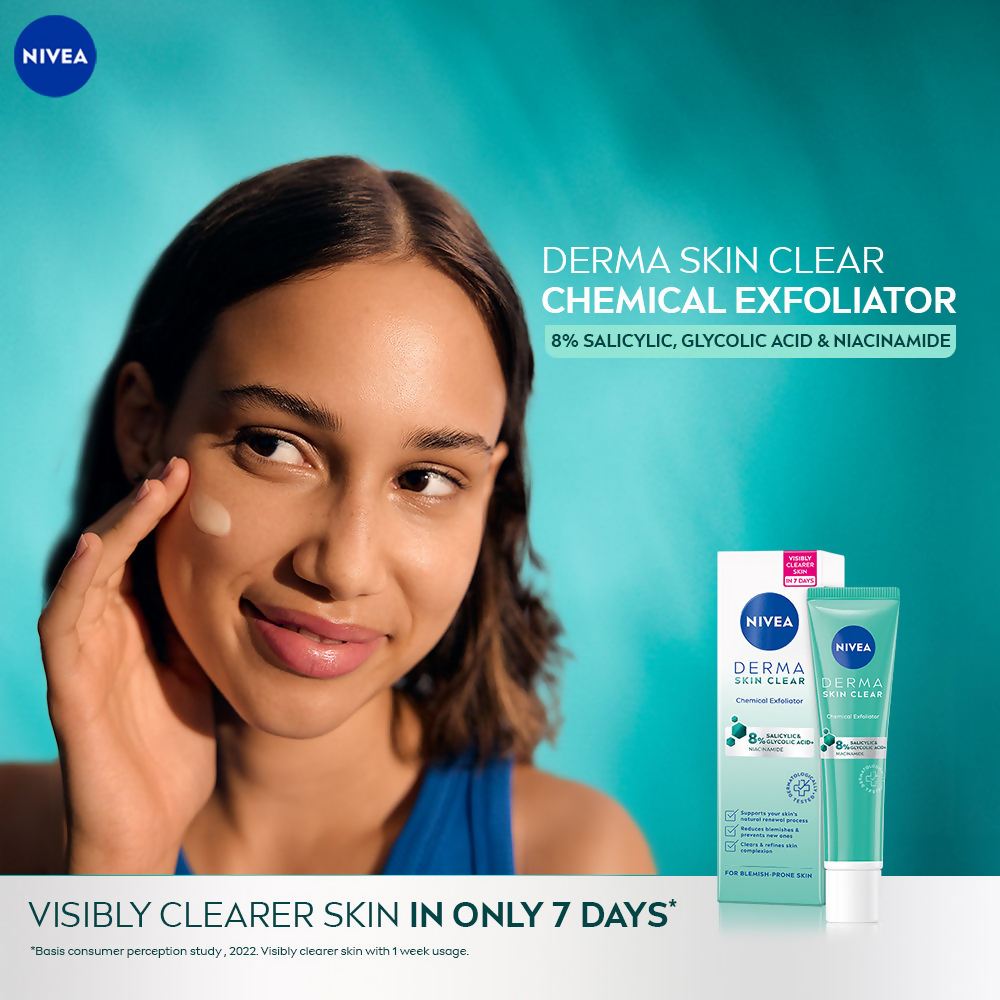 Nivea Derma Skin Clear Exfoliator Face Cleansing