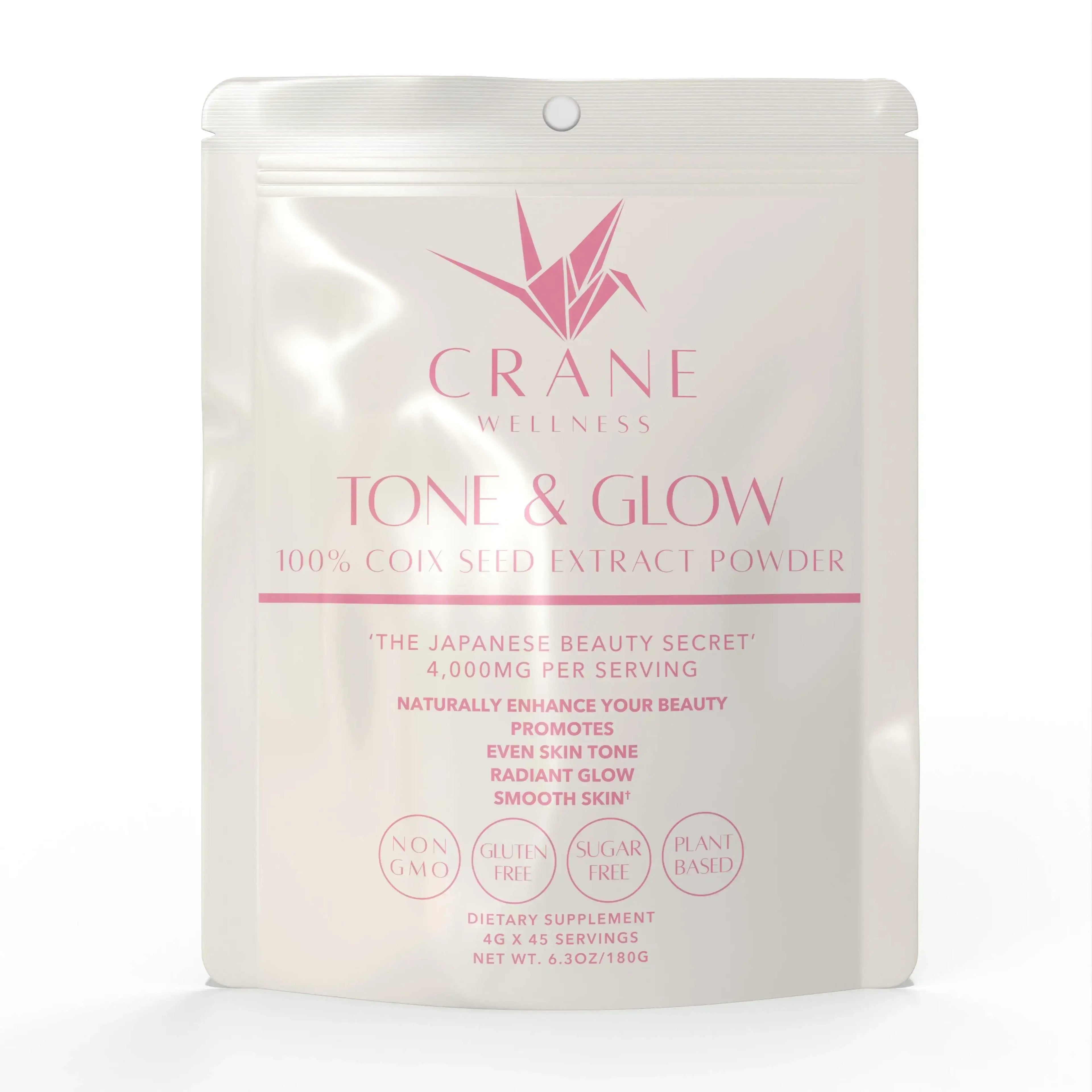 Tone and Glow Coix Seed Extract Powder by Crane Wellness