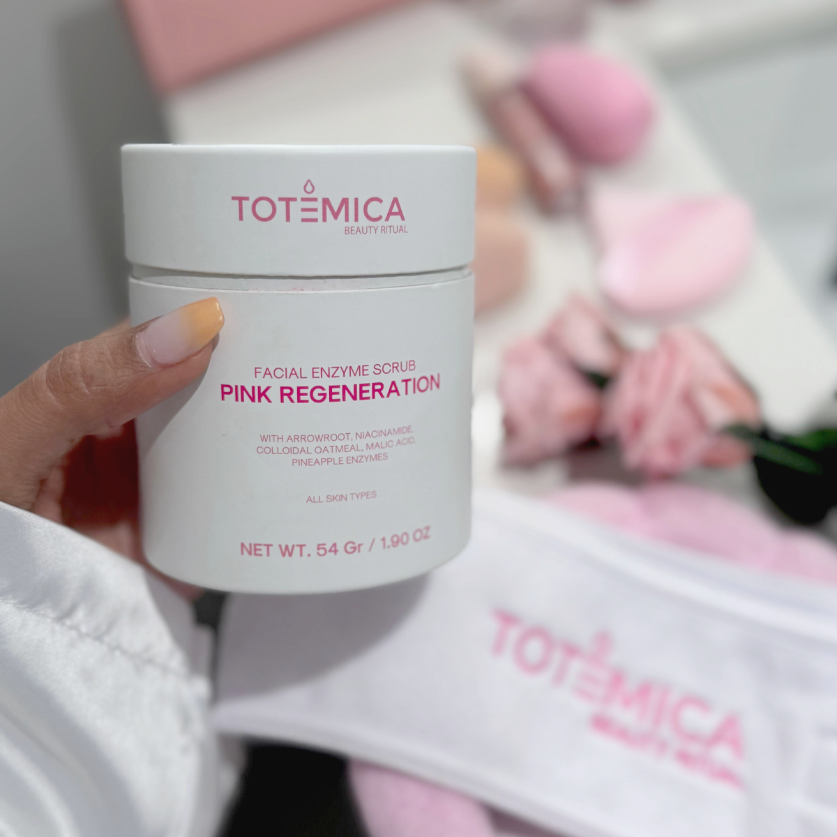 Facial Enzyme Scrub Pink Regeneration DestGlow