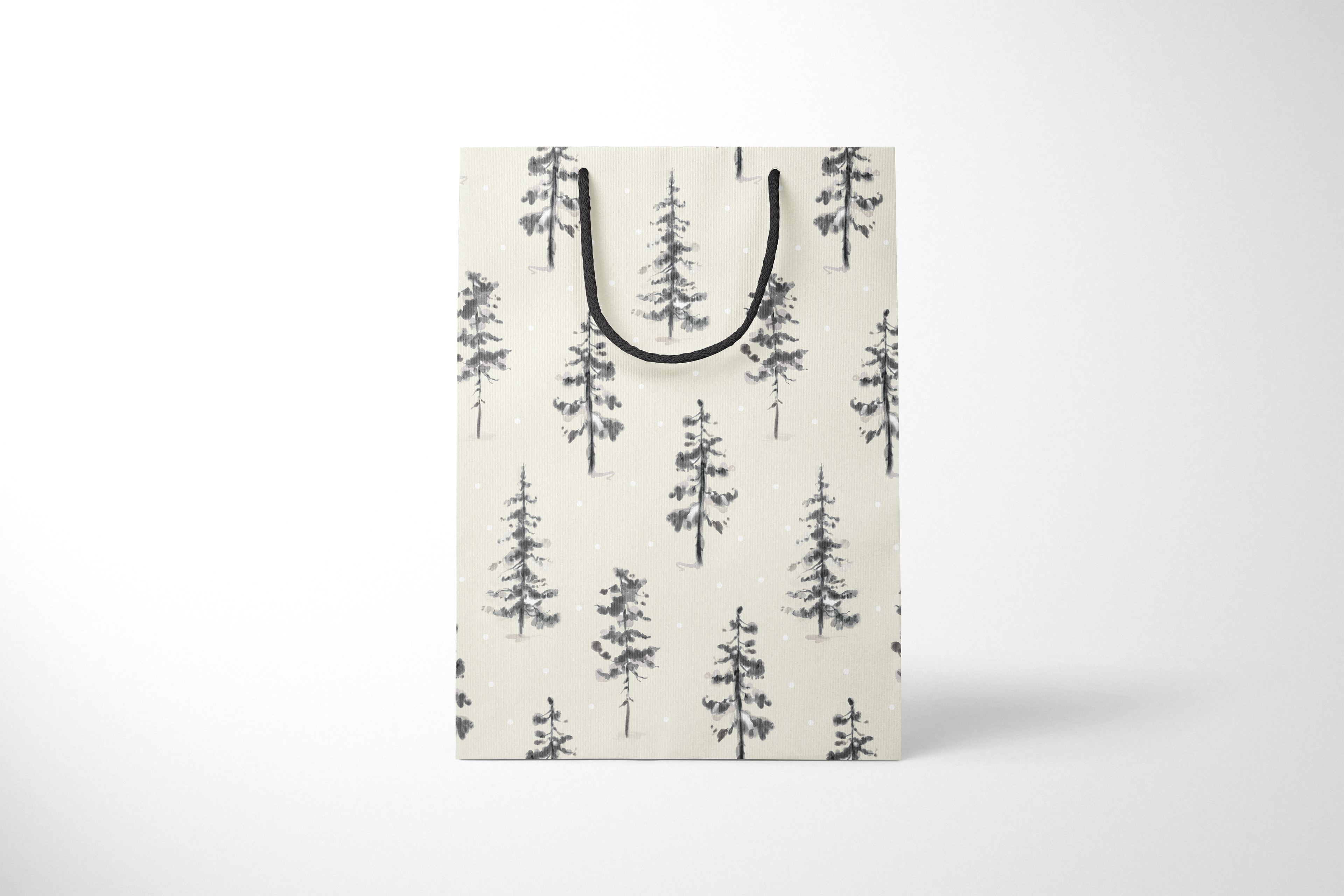 Winter Pines Gift Bag by Deck & Adorn