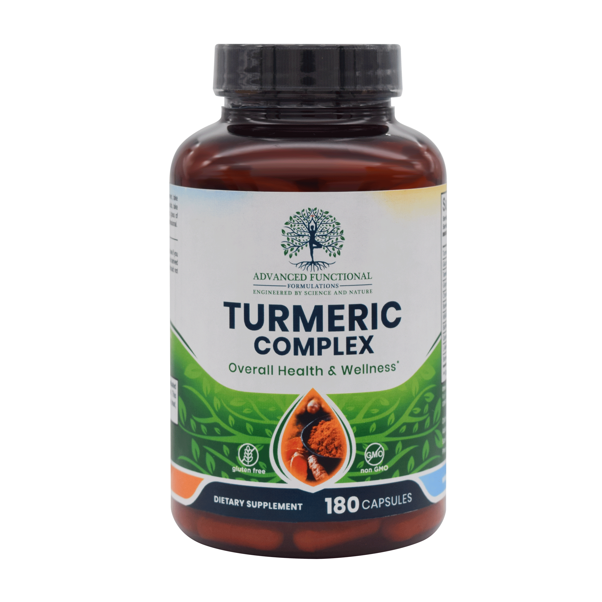 Turmeric Complex (may support inflammation and autoimmunity) 180 ct by Advanced Functional Medicine Supplements