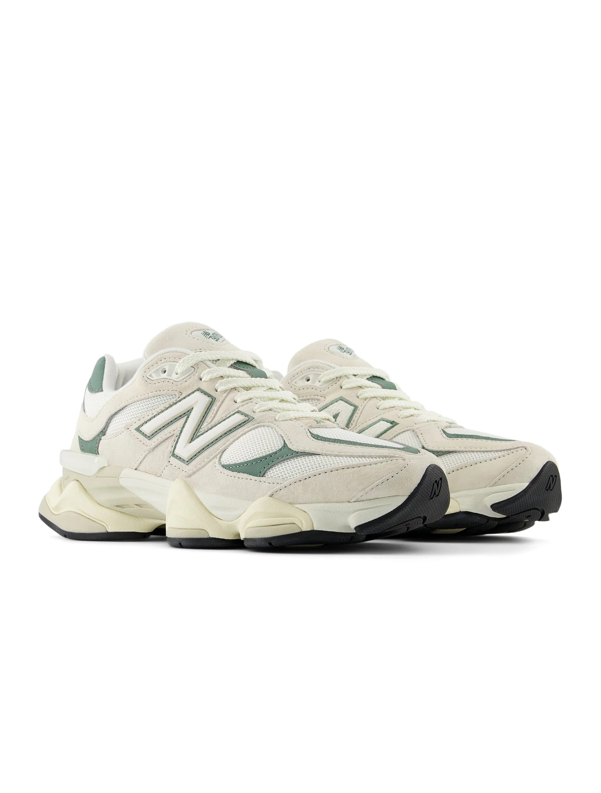 New Balance Mens 9060 Lifestyle Shoes - Beige/Green by Denim Exchange