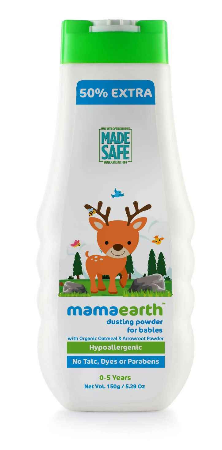 Mamaearth Daily Moisturizing Lotion & Dusting Powder & Deeply Nourishing wash for Babies