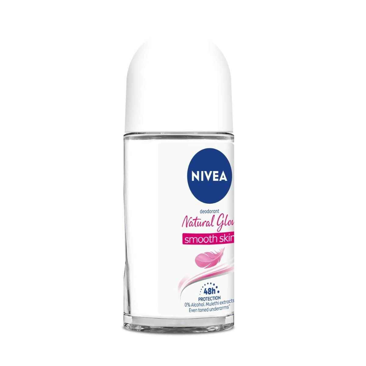 Nivea Natural Glow Smooth Skin Deodorant Roll On For Women