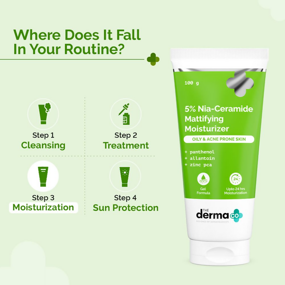 The Derma Co 5% Nia-Ceramide Mattifying Moisturizer
