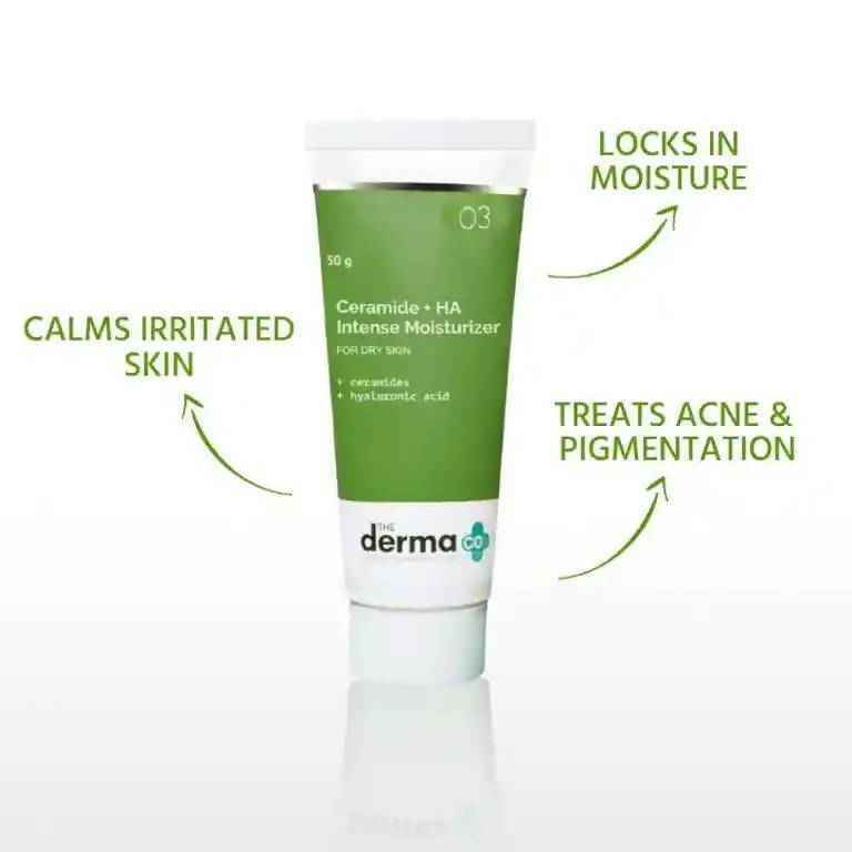 The Derma Co Ceramide + HA Intense Moisturizer for Dry Skin