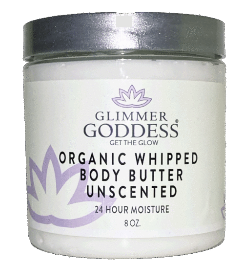 Organic Whipped Body Butter - Lemon Verbena Moisturizer for Dry Skin