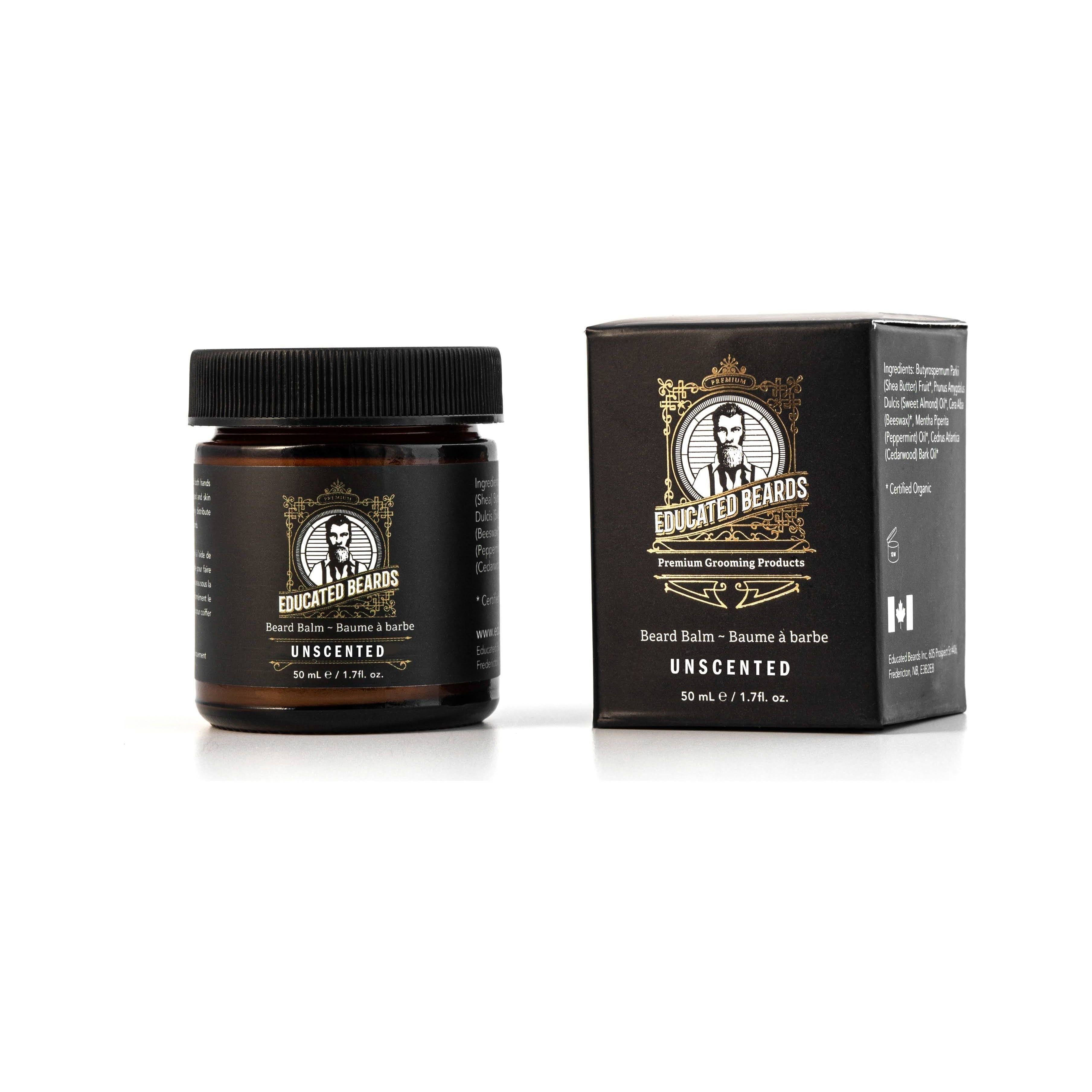 Educated Beards Unscented Beard Balm 50ml by Pasteur Pharmacy